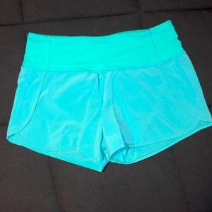 Lululemon teal shorts
